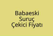 Babaeski Çekici Fiyatı – Suruç Oto Kurtarıcı Ücreti