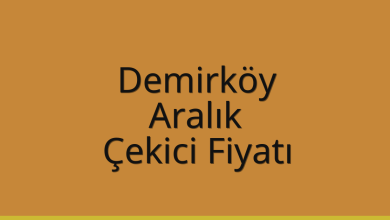 Demirköy Çekici Fiyatı – Aralık Oto Kurtarıcı Ücreti