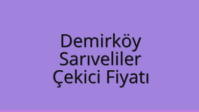 Demirköy Çekici Fiyatı – Sarıveliler Oto Kurtarıcı Ücreti