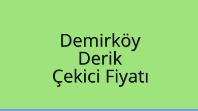 Demirköy Çekici Fiyatı – Derik Oto Kurtarıcı Ücreti