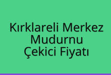 Kırklareli Merkez Çekici Fiyatı – Mudurnu Oto Kurtarıcı Ücreti