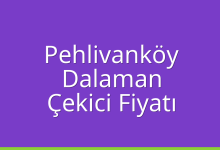 Pehlivanköy Çekici Fiyatı – Dalaman Oto Kurtarıcı Ücreti