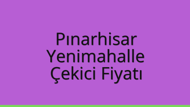 Pınarhisar Çekici Fiyatı – Yenimahalle Oto Kurtarıcı Ücreti