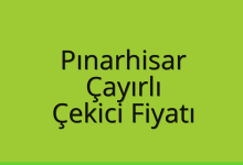 Pınarhisar Çekici Fiyatı – Çayırlı Oto Kurtarıcı Ücreti