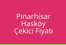 Pınarhisar Çekici Fiyatı – Hasköy Oto Kurtarıcı Ücreti