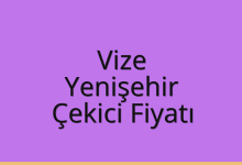 Vize Çekici Fiyatı – Yenişehir Oto Kurtarıcı Ücreti