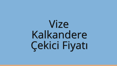 Vize Çekici Fiyatı – Kalkandere Oto Kurtarıcı Ücreti