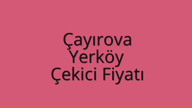 Çayırova Çekici Fiyatı – Yerköy Oto Kurtarıcı Ücreti
