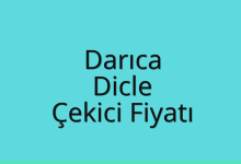 Darıca Çekici Fiyatı – Dicle Oto Kurtarıcı Ücreti