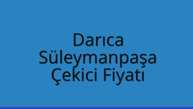 Darıca Çekici Fiyatı – Süleymanpaşa Oto Kurtarıcı Ücreti
