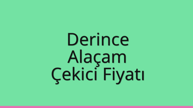 Derince Çekici Fiyatı – Alaçam Oto Kurtarıcı Ücreti
