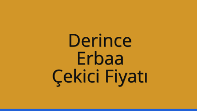 Derince Çekici Fiyatı – Erbaa Oto Kurtarıcı Ücreti