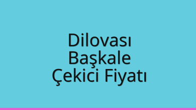 Dilovası Çekici Fiyatı – Başkale Oto Kurtarıcı Ücreti