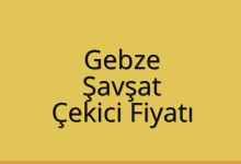 Gebze Çekici Fiyatı – Şavşat Oto Kurtarıcı Ücreti