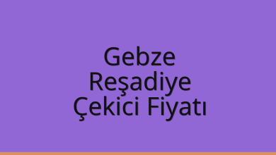 Gebze Çekici Fiyatı – Reşadiye Oto Kurtarıcı Ücreti