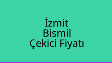 İzmit Çekici Fiyatı – Bismil Oto Kurtarıcı Ücreti