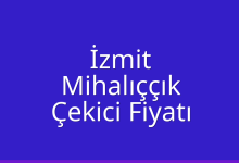 İzmit Çekici Fiyatı – Mihalıççık Oto Kurtarıcı Ücreti