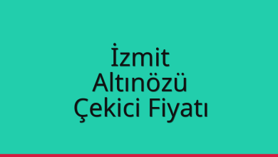 İzmit Çekici Fiyatı – Altınözü Oto Kurtarıcı Ücreti