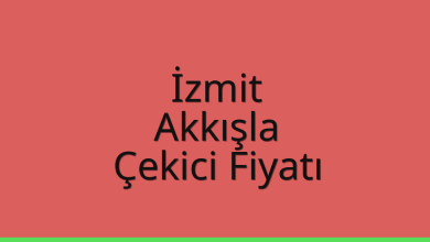 İzmit Çekici Fiyatı – Akkışla Oto Kurtarıcı Ücreti