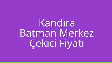 Kandıra Çekici Fiyatı – Batman Merkez Oto Kurtarıcı Ücreti