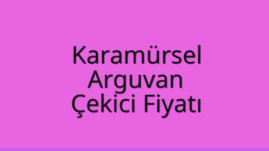 Karamürsel Çekici Fiyatı – Arguvan Oto Kurtarıcı Ücreti