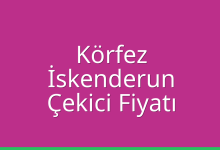 Körfez Çekici Fiyatı – İskenderun Oto Kurtarıcı Ücreti