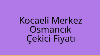 Kocaeli Merkez Çekici Fiyatı – Osmancık Oto Kurtarıcı Ücreti