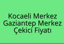 Kocaeli Merkez Çekici Fiyatı – Gaziantep Merkez Oto Kurtarıcı Ücreti