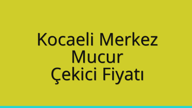 Kocaeli Merkez Çekici Fiyatı – Mucur Oto Kurtarıcı Ücreti