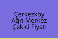 Çerkezköy Çekici Fiyatı – Ağrı Merkez Oto Kurtarıcı Ücreti