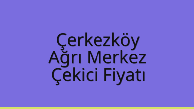 Çerkezköy Çekici Fiyatı – Ağrı Merkez Oto Kurtarıcı Ücreti