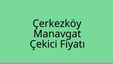 Çerkezköy Çekici Fiyatı – Manavgat Oto Kurtarıcı Ücreti