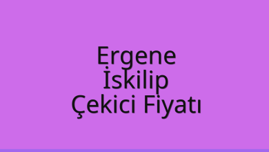 Ergene Çekici Fiyatı – İskilip Oto Kurtarıcı Ücreti