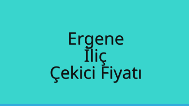 Ergene Çekici Fiyatı – İliç Oto Kurtarıcı Ücreti