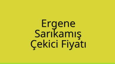 Ergene Çekici Fiyatı – Sarıkamış Oto Kurtarıcı Ücreti