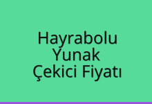 Hayrabolu Çekici Fiyatı – Yunak Oto Kurtarıcı Ücreti