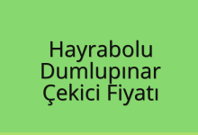 Hayrabolu Çekici Fiyatı – Dumlupınar Oto Kurtarıcı Ücreti
