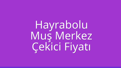 Hayrabolu Çekici Fiyatı – Muş Merkez Oto Kurtarıcı Ücreti