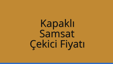Kapaklı Çekici Fiyatı – Samsat Oto Kurtarıcı Ücreti