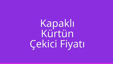 Kapaklı Çekici Fiyatı – Kürtün Oto Kurtarıcı Ücreti