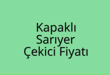 Kapaklı Çekici Fiyatı – Sarıyer Oto Kurtarıcı Ücreti