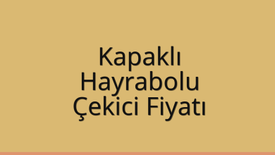Kapaklı Çekici Fiyatı – Hayrabolu Oto Kurtarıcı Ücreti