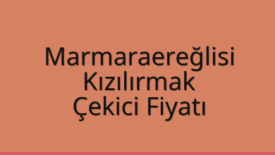 Marmaraereğlisi Çekici Fiyatı – Kızılırmak Oto Kurtarıcı Ücreti