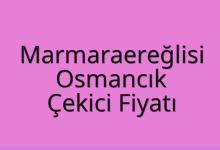 Marmaraereğlisi Çekici Fiyatı – Osmancık Oto Kurtarıcı Ücreti