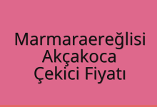 Marmaraereğlisi Çekici Fiyatı – Akçakoca Oto Kurtarıcı Ücreti