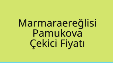 Marmaraereğlisi Çekici Fiyatı – Pamukova Oto Kurtarıcı Ücreti