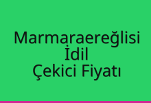 Marmaraereğlisi Çekici Fiyatı – İdil Oto Kurtarıcı Ücreti