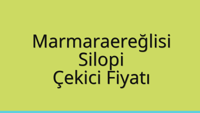 Marmaraereğlisi Çekici Fiyatı – Silopi Oto Kurtarıcı Ücreti