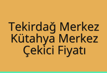 Tekirdağ Merkez Çekici Fiyatı – Kütahya Merkez Oto Kurtarıcı Ücreti