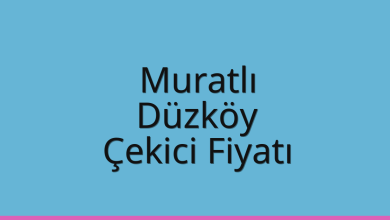 Muratlı Çekici Fiyatı – Düzköy Oto Kurtarıcı Ücreti